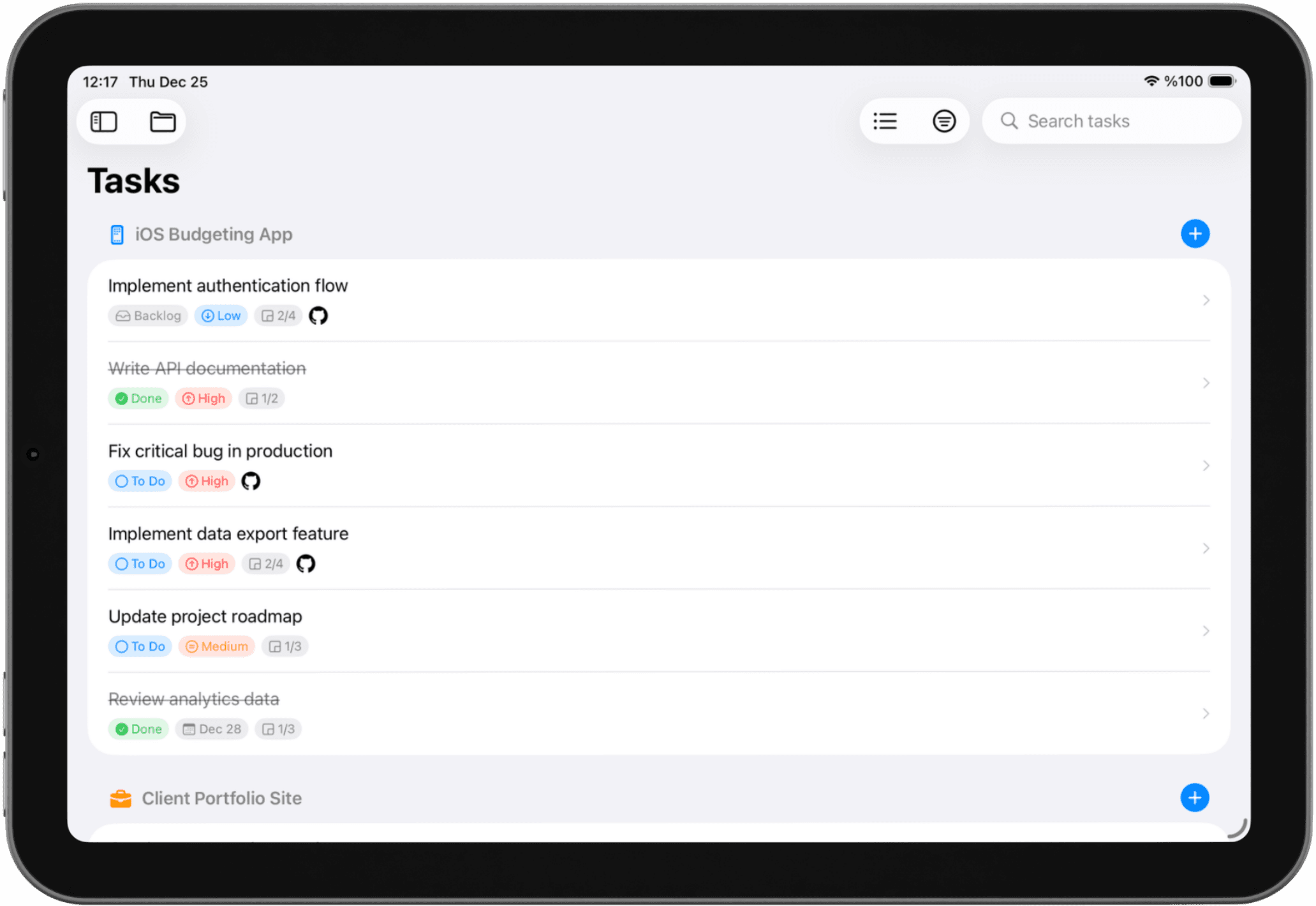 Solocrafter on iPad - screenshot 1