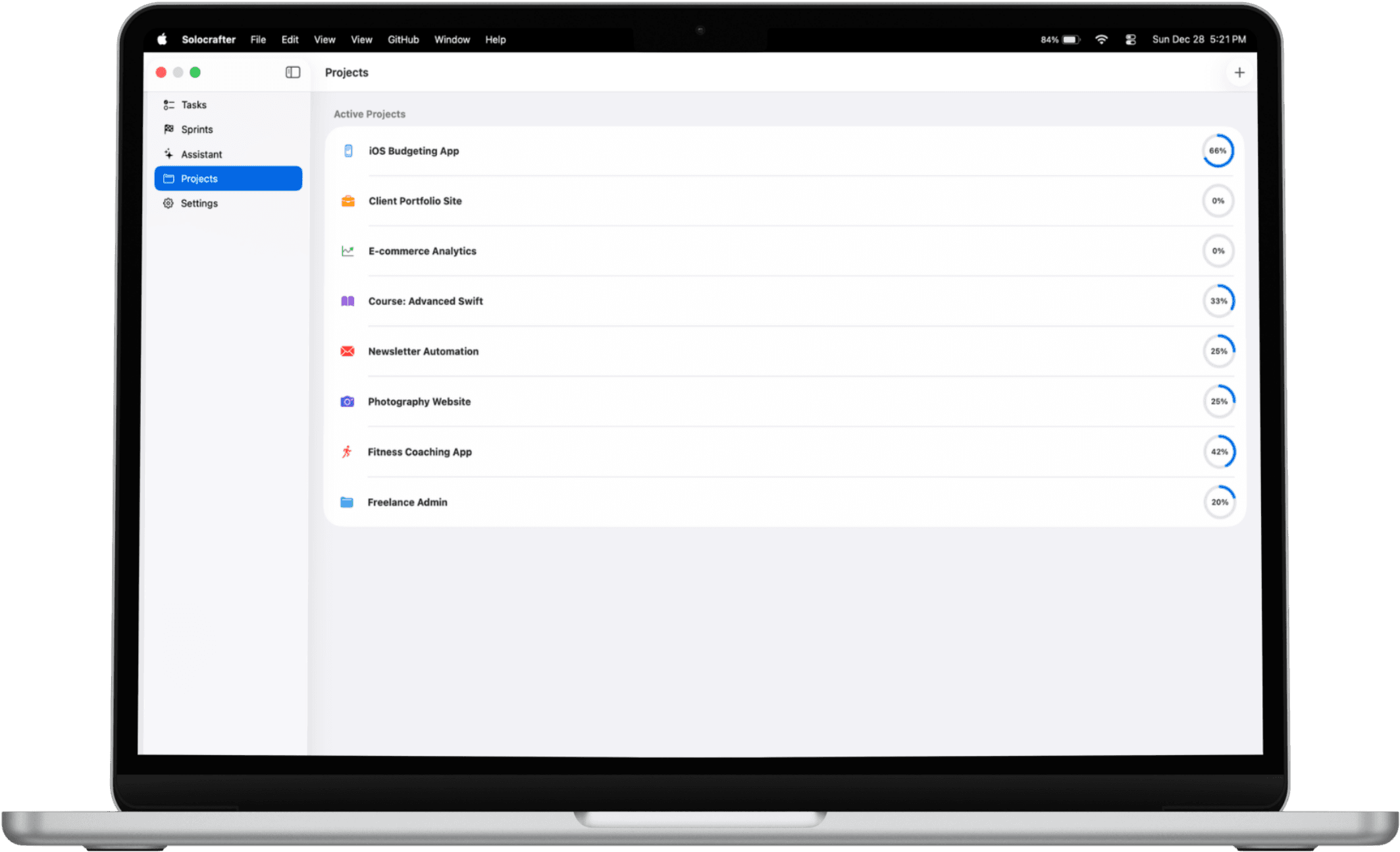Solocrafter on Mac - screenshot 1