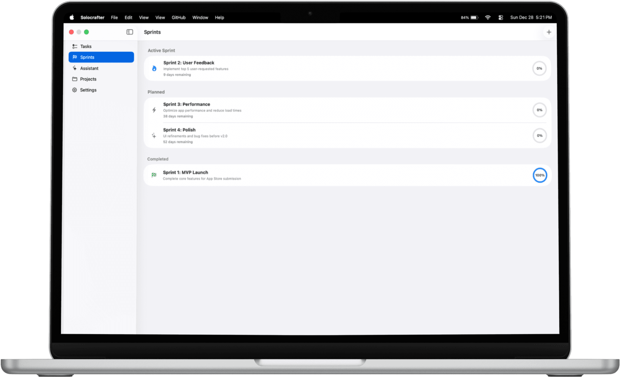 Solocrafter on Mac - screenshot 2